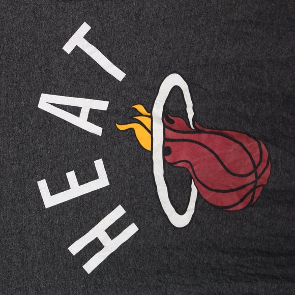 Miami Heat Mens Medium Grey Teeshirt - Picture 2 of 4